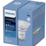 Foco Dicroico LED GU10 6.7W Luz Cálida Philips