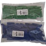 TARUGO PCV VERDE Y AZUL POR 100 UNID FIXSER